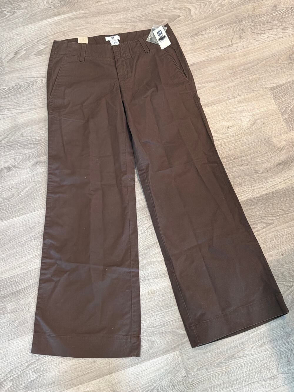 NWT Gap size 8 brown wide leg pants